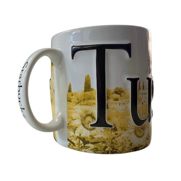 Starbucks 2003 Barista Collector Series Italian Edition Tuscany Coffee Mug 20oz - Picture 4 of 8